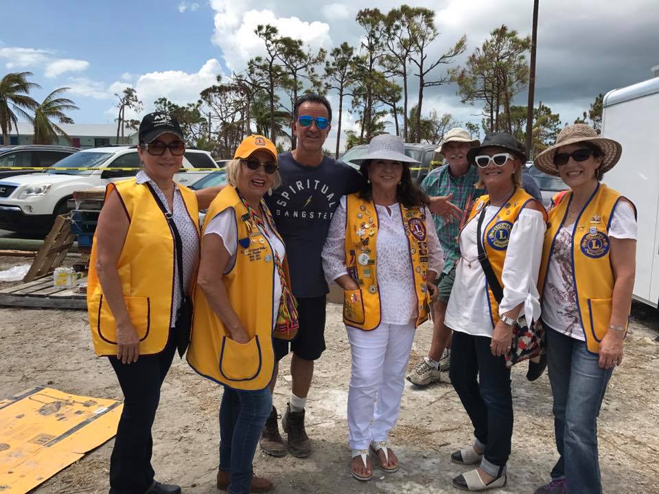 Lions Club of Coral Way, FL Volunteering and Donating Supplies to COH Mission
