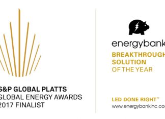 Energy Bank Inc. Selected as 2017 Platts Global Energy Awards Finalist — S&P Global