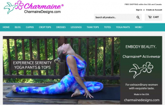 Introducing Charmaine® Activewear – beautiful women’s activewear and yoga pants for women — Real Art Studios, LLC
