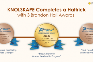 KNOLSKAPE Completes a Hat-Trick with 3 Brandon Hall Awards — KNOLSKAPE