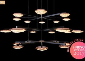 Origo Star crystal chandelier is nominated for i-NOVO Design Award — Manooi Light Creations