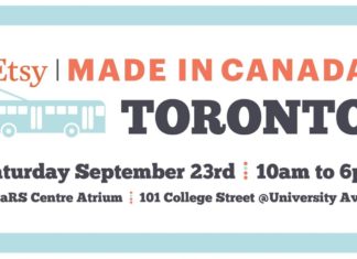 The Toronto Etsy Street Team Presents the Fourth Annual Etsy: Made in Canada on Sat. September 23rd — Toronto Etsy Street Team