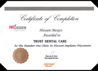 Trust Dental Care Now Certified by Hiossen for Dental Implants — Trust Dental Care