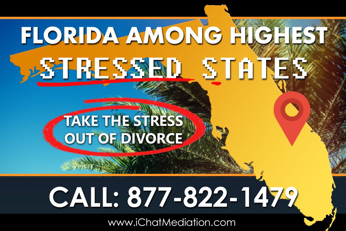 Florida Most Stressed States High Divorce Rate