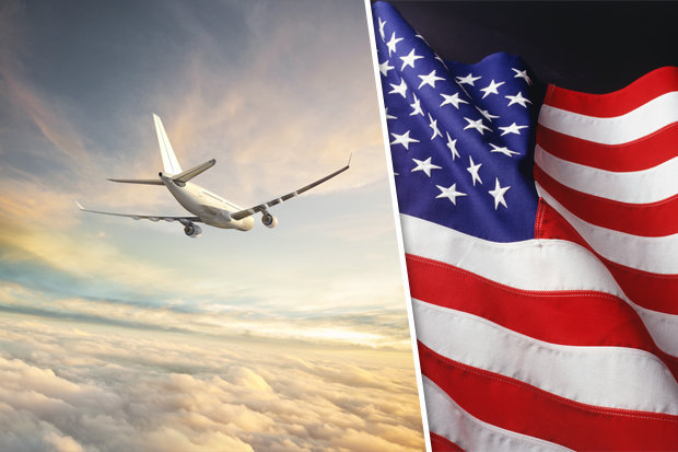 Lets fly to America to live and work  Lets fly to America to live and work