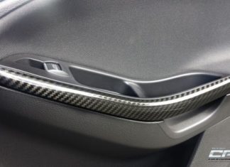 2013-2017 Ford Focus ST/RS Carbon Fiber Front Door Pull Trims — California Pony Cars