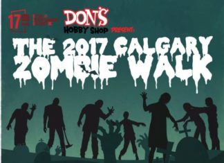BEWARE: Calgary’s zombie uprising scheduled to take place October 14th, 2017 — The 2017 Calgary Zombie Walk