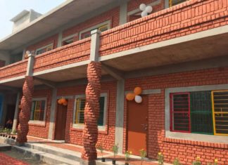 Dharam Pal Singh, Minister, UP Government, Inaugurates Gayatri Devi Junior High School — Mrida Group