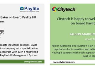 Falcon and Master Baker signed contracts with Citytech for Paylite HRMS implementation — Citytech Software DMCC