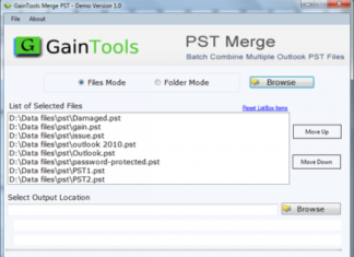 Gaintools Launches Merge PST: A Secure App — GainTools