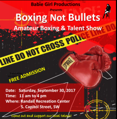 Life-Saving Initiative Uses Amateur Boxing & Talented Individuals to Prevent Bullets — Celestial Caring Enterprise, LLC