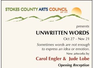 UNWRITTEN WORDS presented by Stokes County Arts Council — Stokes County Arts Council