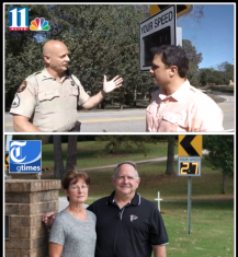 Radarsign in the News: Donation to Hall County Sheriff’s Office Featured by 11Alive and The Times — Radarsign