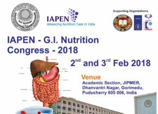 IAPEN G.I. Nutrition Congress-2018 to be hosted in JIPMER Pondicherry — JIPMER