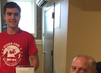 iPods for Wounded Veterans event held at Peabody Properties’ Howard House in Brockton — Peabody Properties, Inc.