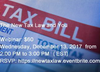 Seminar on the New Tax Law and You — Creative Investment Research