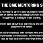 Deadline extended for entering BME mentoring scheme