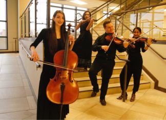 Local high school string quartet to join the pros at the Tulsa PAC — La Jolla Booking Agency