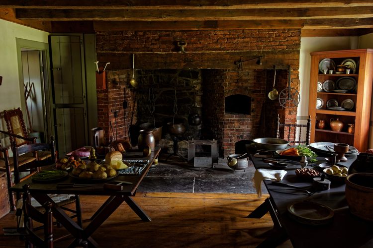 The kitchen at George Washington's Headquarters The kitchen at George Washington's Headquarters