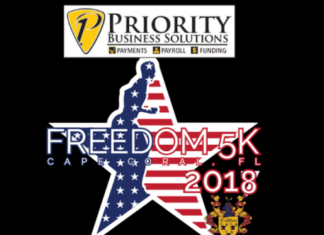 Southwest Florida Merchant Services Company Is Title Sponsor for Freedom 5k — Priority Business Solutions