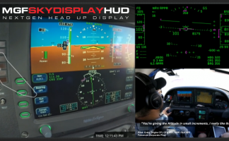 EAA AirVenture 2018: First Head Up Display (HUD) Driven from Certified Flight Decks for Use in GA — MYGOFLIGHT