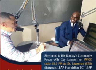 Dr. Clayton Lawrence, President/CEO LEAP, LLC, and LEAP Foundation DC, featured on Community Focus — Lawrence Executive Alliance Of Professionals