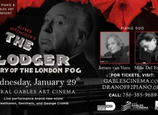 Dranoff 2 Piano & the Coral Gables Art Cinema Present Alfred Hitchcock New Live Score & Screening — Dranoff 2 Piano