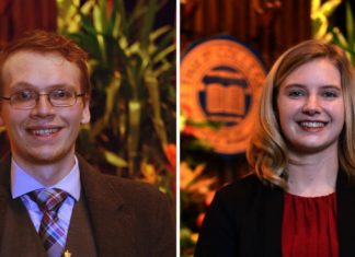 Dubel and Mesich named Thiel College Students of the Month — Thiel College