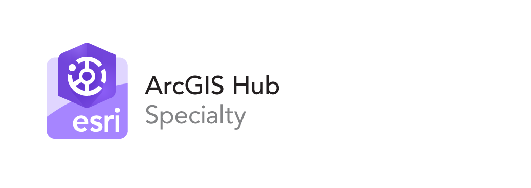 ArcGIS Hub Specialty designation by Esri